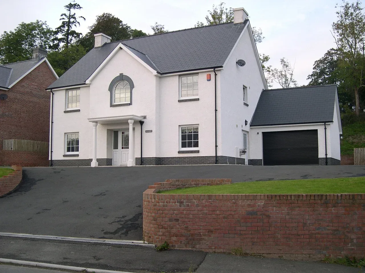 Luxury White Exterior Painting